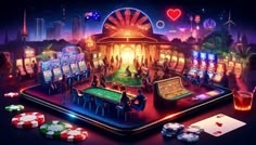 Queencasino casino presented on mobile device in Pakistan with slots and live games